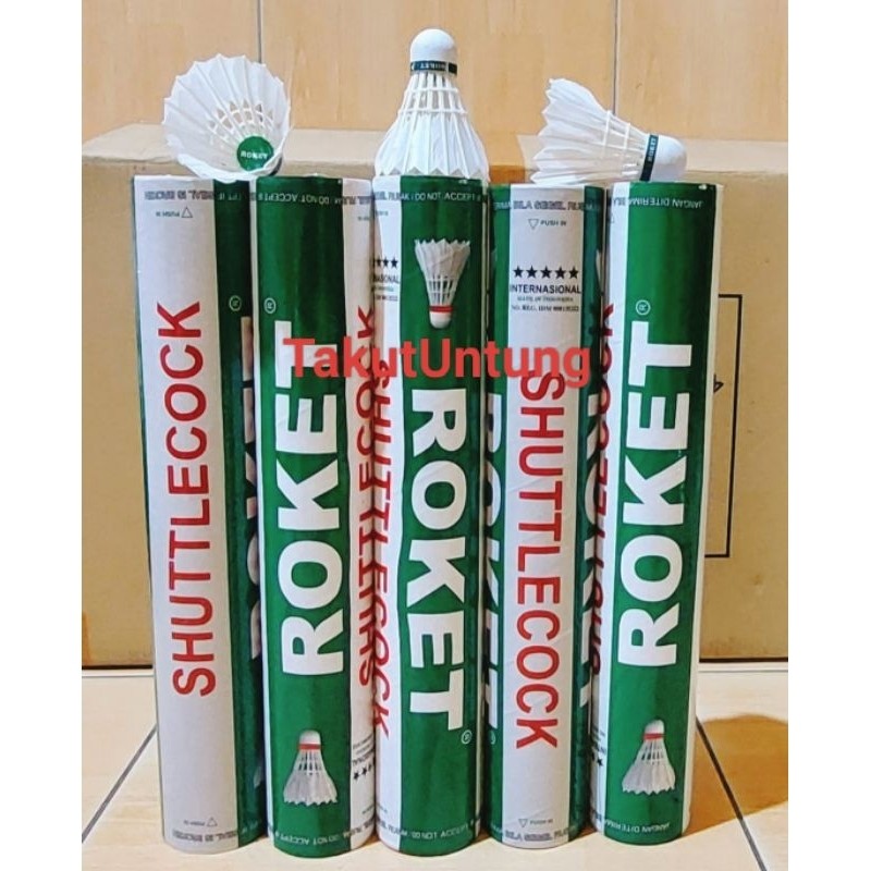 Shuttlecock Roket Hijau