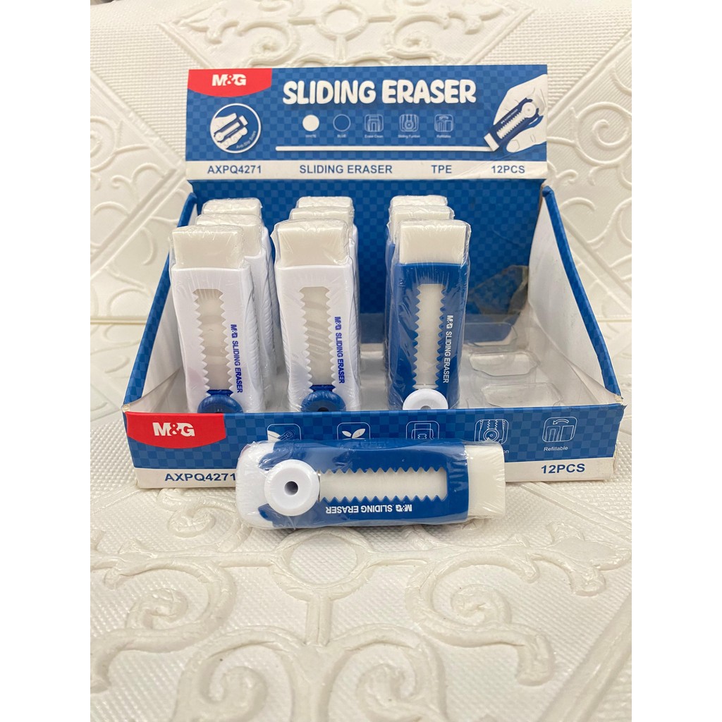 

Penghapus Push Eraser M&G Sliding Putih Dust Free AXPQ4271