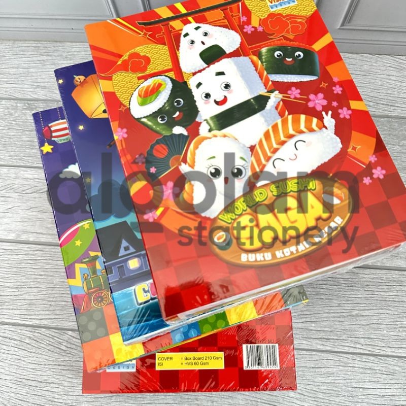 

SATU PACK ( 10 PCS ) Buku Kotak Besar Vision lengkap