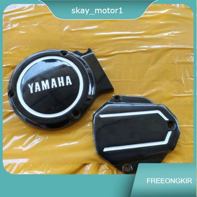 tutup blok bak kopling kalter magnit dan tutup pompa oli rx king master- blok mesin rx king