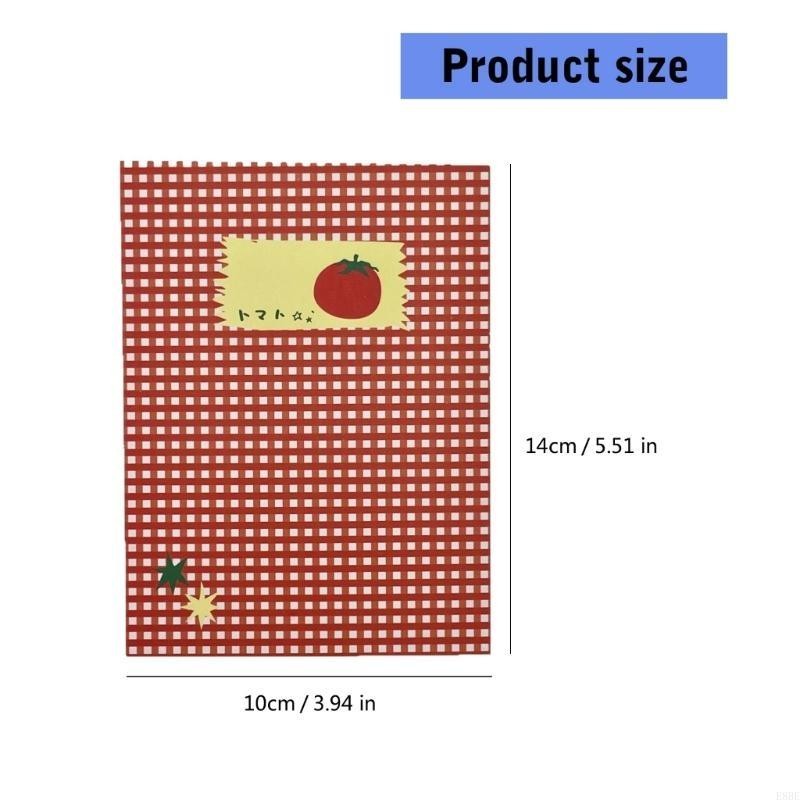 

Lovely Tomato Notebook Thick Notepads with 96-100 Page Unlined Journal for Writing Drawing Sketing Journaling Mind Map
