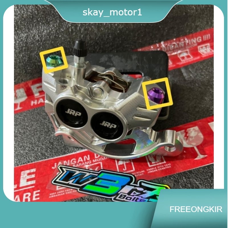 Baut Set Isi 2Pcs Titanium Braket Kaliper Formula Original Motorcycle