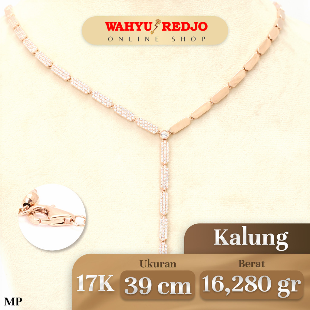 Kalung Rose Gold Emas Kadar 17K Wahyu Redjo KL-17K-27535737-PMR