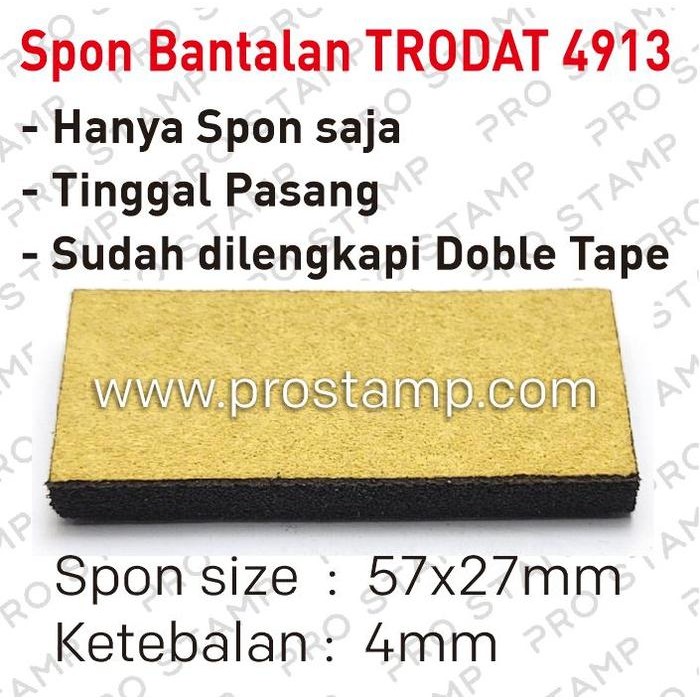 

Replacement Ink Pad / Snow Pad Trodat 4913 Tanpa Warna - Spon Saja