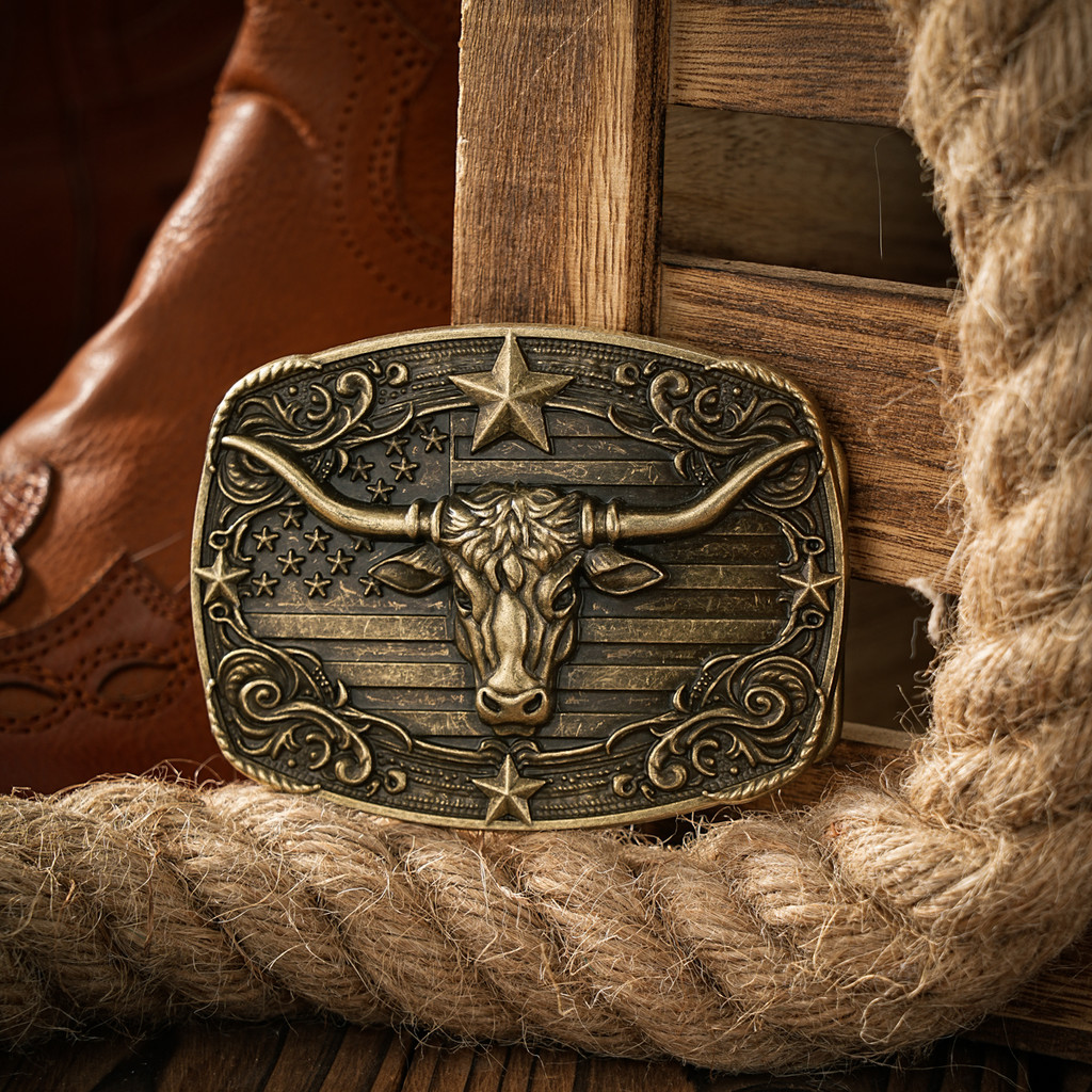 Western style plate buckle belt buckle the first belt buckle