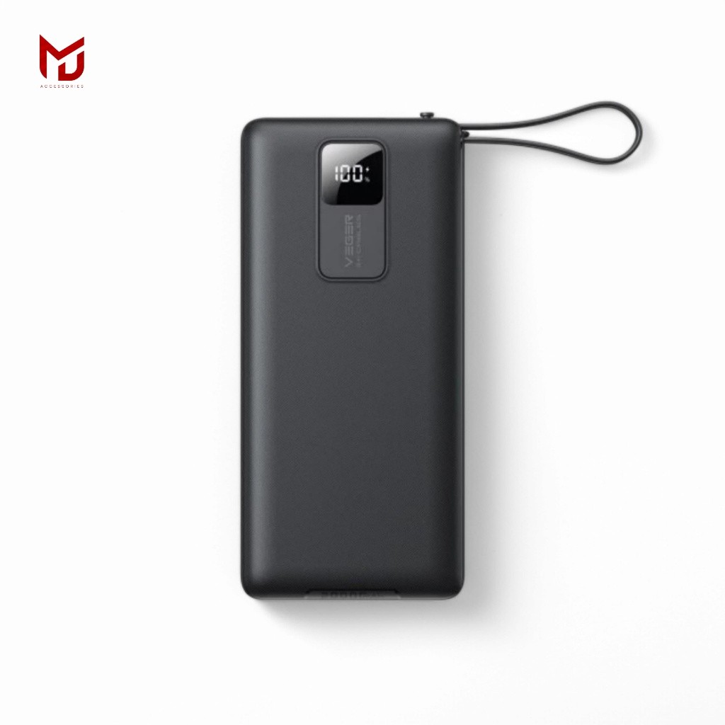 VEGER X220 Powerbank 20000mAh 4 Output 2.4A LED Indicator Digital Display Power   -MJ-