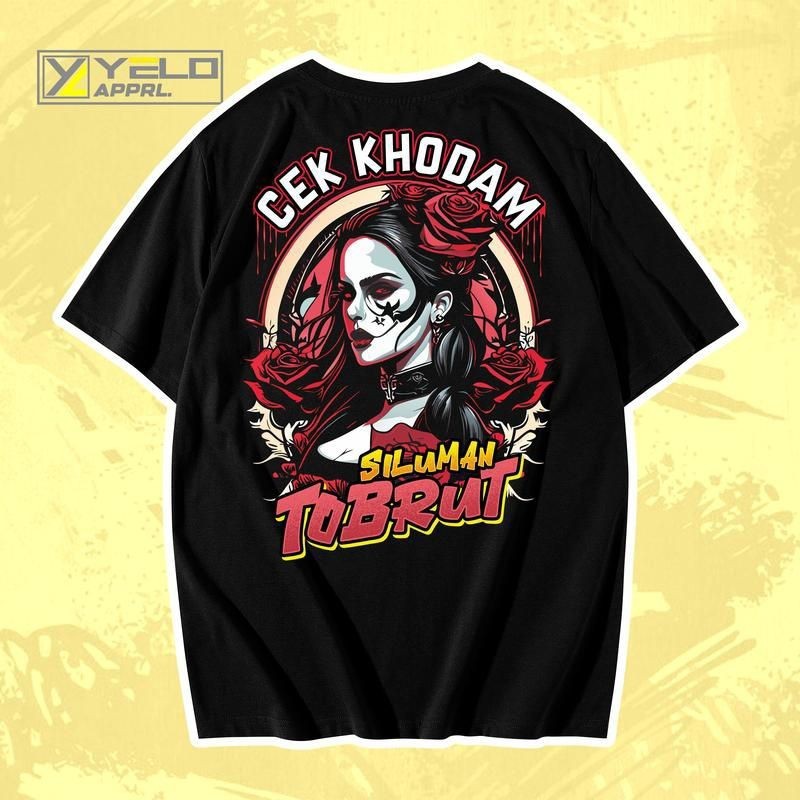 Kaos Khodam Siluman Tobrut / Baju Distro Cek Khodam Siluman Tobrut / Atasan pria wanita