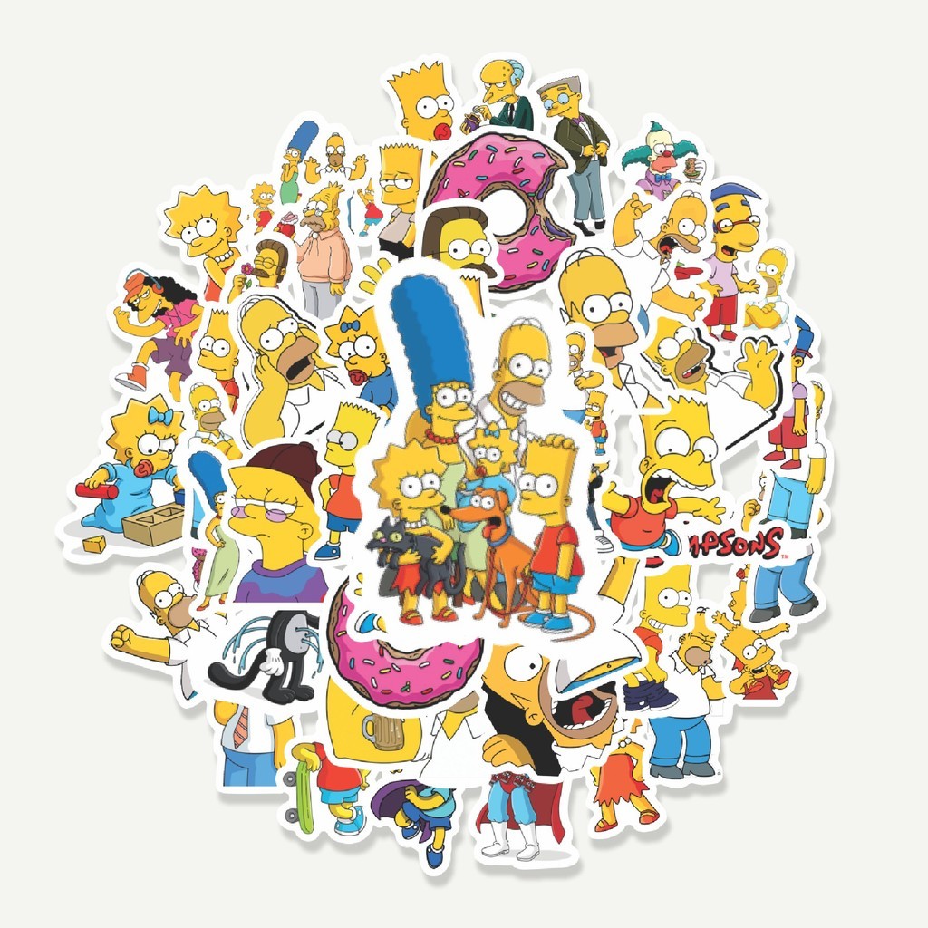 

Sticker Pack Sticker The Simpsons Sticker | Sticker TUMBLR | Stiker LAPTOP KOPER HELM