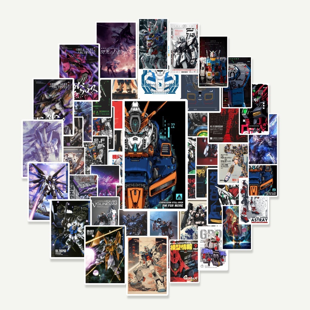 

Sticker Pack StikerAnime Mobile Suit Gundam | Sticker TUMBLR | Stiker LAPTOP KOPER HELM