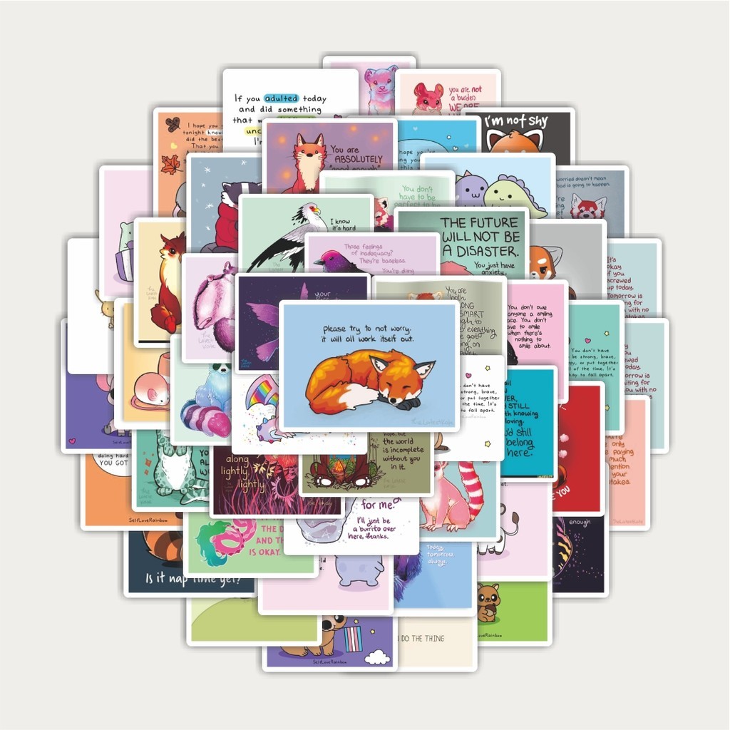 

Sticker Pack Stiker Animal/Hewan Hewan | Sticker TUMBLR | Stiker LAPTOP KOPER HELM