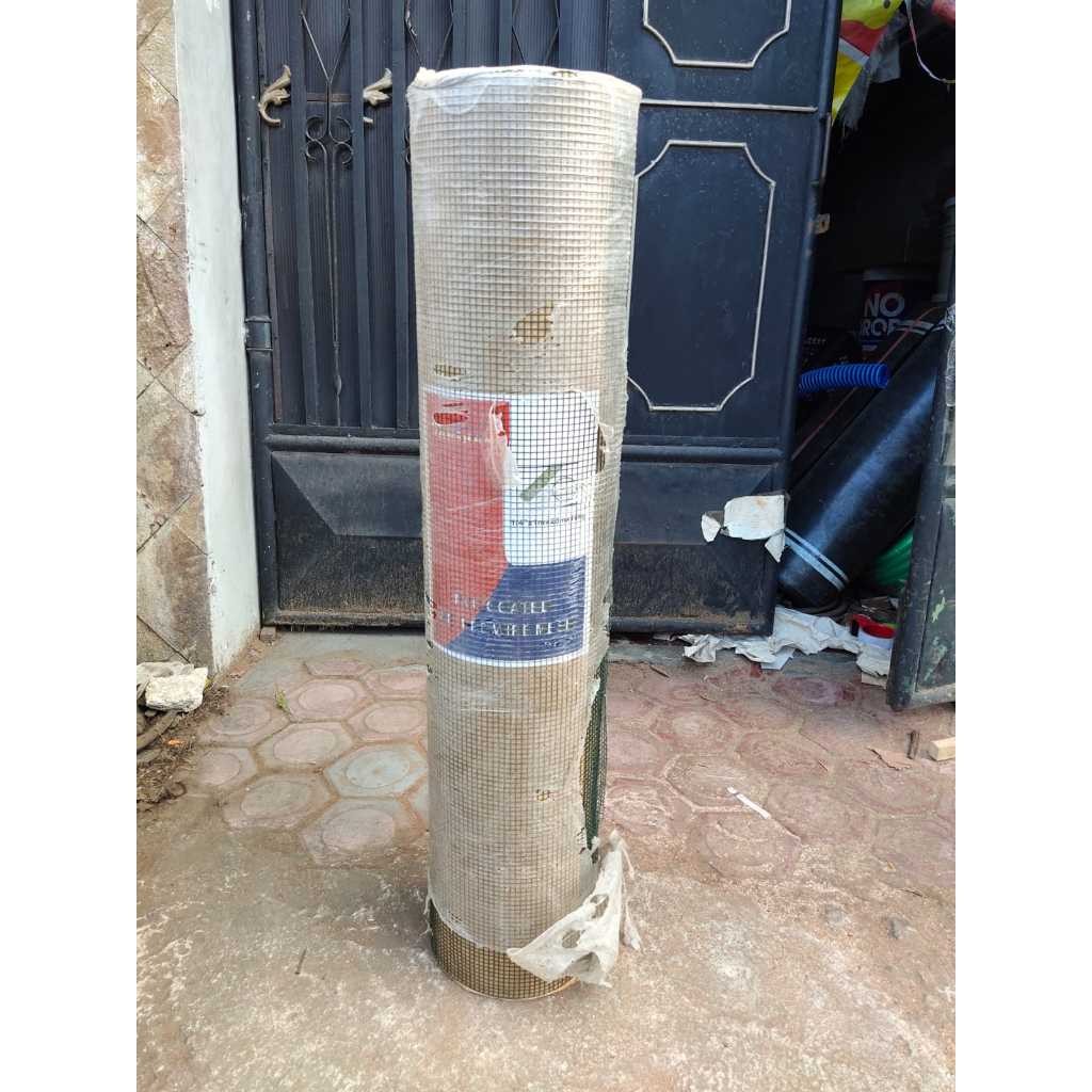 Kawat Patri Hijau/Kawat Patri 1/4"x1 Meter x 25 Meter 18 Kg Roll/Kawat Loket Hijau Lapis PVC