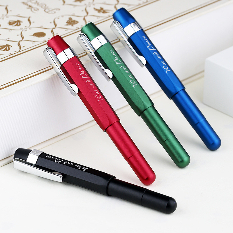 

MAJOHN Alpha Aluminum Alloy Lightweight Account Expert Travel Short Pen Pocket Pen Extra Fine EF F Small Beauty Work Tip