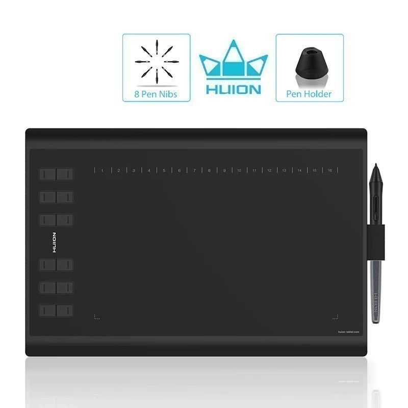 HUION INSPIROY H1060P Graphics Drawing Tablet with 8192 Pen Pressure