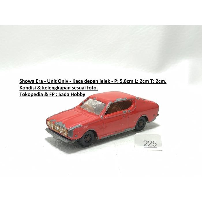 IP3... Diecast Vintage Showa Retro Britannica Datsun Bluebird U Merah Unit Only 2ND