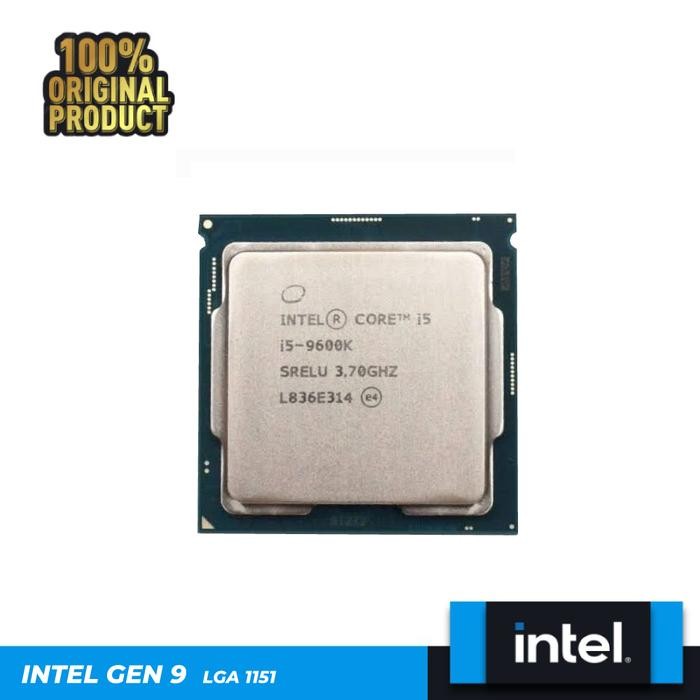 Intel Core i5 9600K | Processor Gen 9 LGA 1151 TRAY
