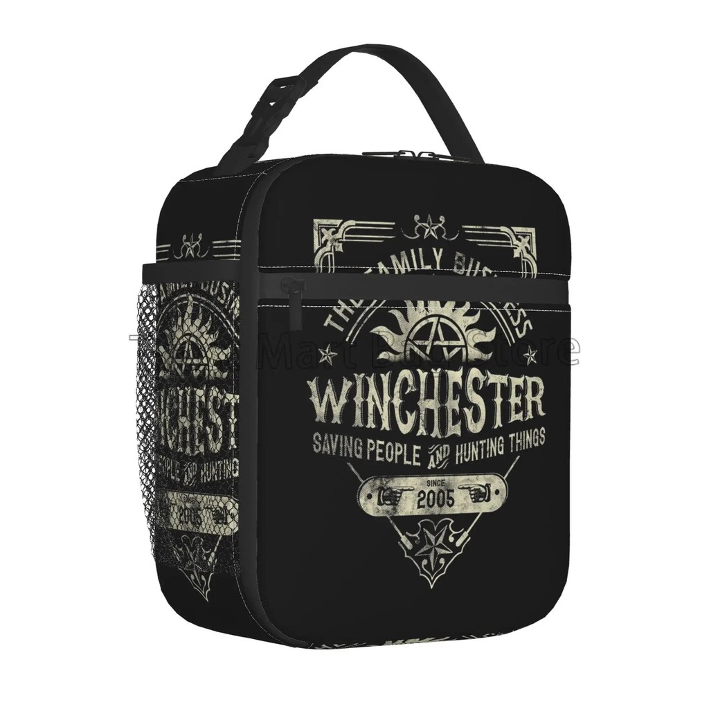 A Very Winchester Business Supernatural Insulated Lunch Bag Reusable Waterproof Portable Thermal Ben