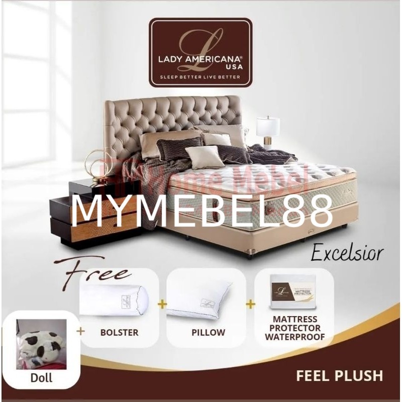 [MYMEBEL88] TERMURAH PROMO TERMURAH Kasur Matras Springbed Lady Americana Excelsior Lady Americana (