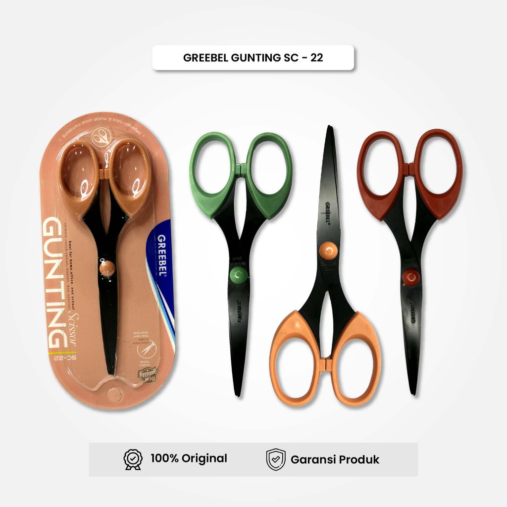 

Gunting Scissor Greebel Aesthetic / Gunting (SC 22) / Gunting Rumah Dan Kantor Stainless Anti Karat Nyaman Digunakan