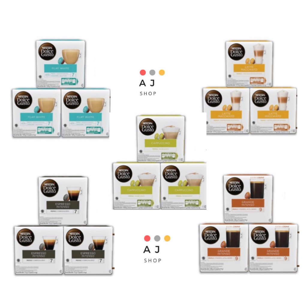 

PROMO Nescafe Dolce Gusto Capsule 3 Box Varian Sama - Original