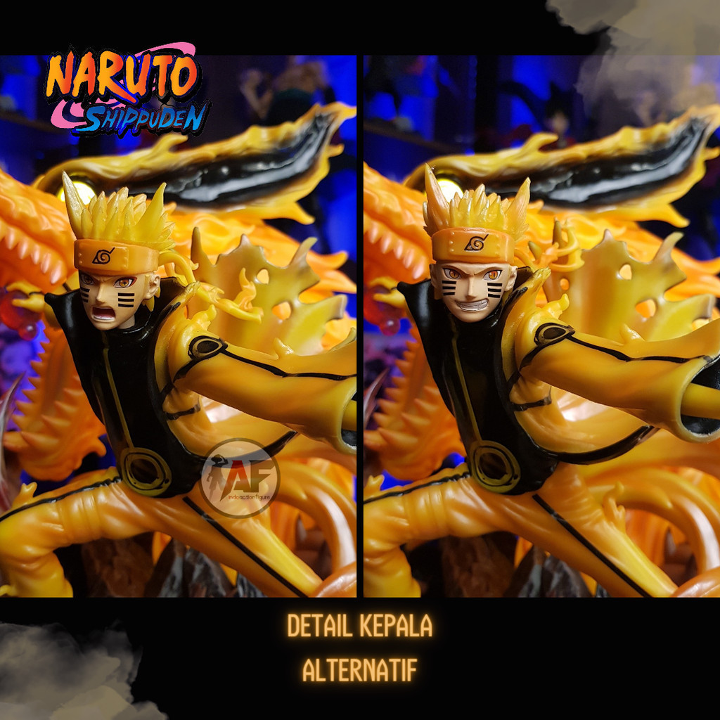 Bloom_Day Statue Action Figure Naruto X Kurama My Studio Recast Led