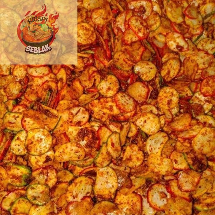 

Seblak krispi (COD) 1kg Krupuk Seblak Bantet Kering/ Kripik Seblak Pedas Mantap Bumbu Kencur