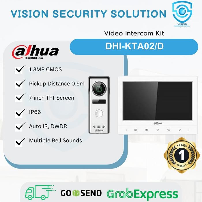 

Dahua Video Intercom Kit KTA02 Analog Doorphone