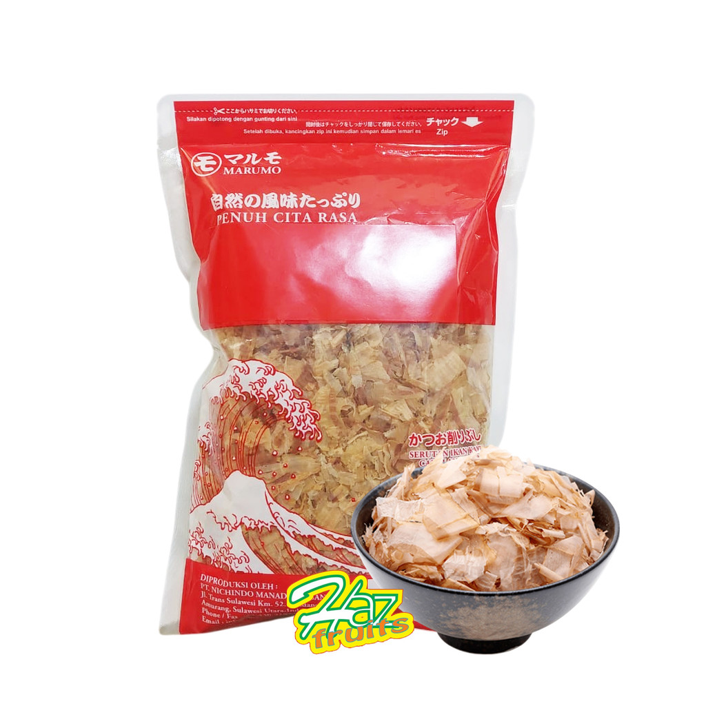 

Katsuobushi Marumo 50 Gram - Serutan Ikan Cakalang Asap Toping Takoyaki HALAL