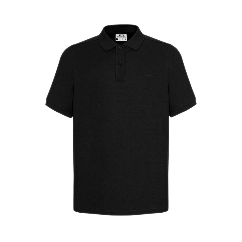 Slazenger Men's Leisure Short Sleeve Polo Shirts - Black