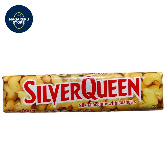

Silver quenn silverqueen milk chocolate with cashews 55gr