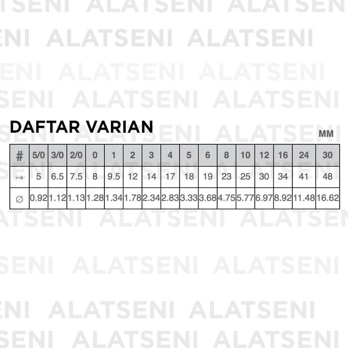 

Kuas Princeton Heritage Watercolor Round series 4050 - Kuas watercolor - 0