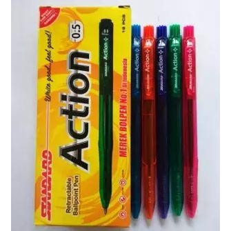 

Pulpen Standard Action 0.5mm Per Lusin - Biru