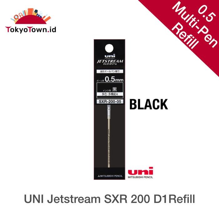 

Uni Ball SXR-200 Jetstream Ballpoint Multi Pen Refill - D1 Rotring - Merah