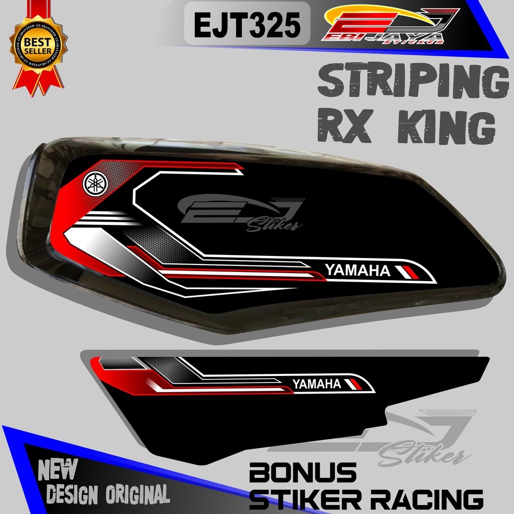STRIPING STIKER CUSTOM MOTOR RX KING HOLOGRAM / VARIASI STRIPING MOTOR RX KING