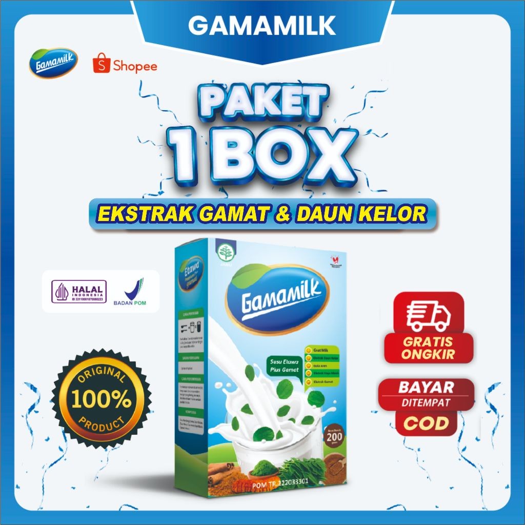 

GAMAMILK - SUSU ETAWA Dengan Ekstrak Gamat dan Ekstrak Daun Kelor