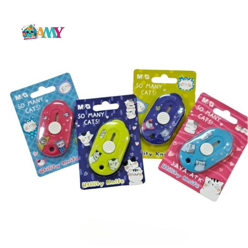 

( 1 PCS) M&G CUTTER COLORFUL ASS913D9 / MINI CUTTER AMY STASIONARY