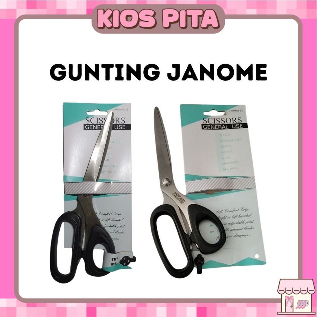 

Gunting Kain JANOME 8.5 Inch (216 mm)