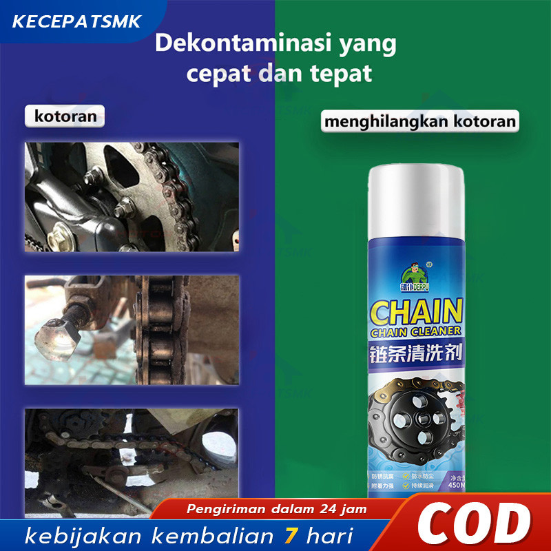 Pilihan Pembalap Profesional Chain Lube Pelumas Rantai Contact Cleaner Anti Karat Pembersih Rantai M