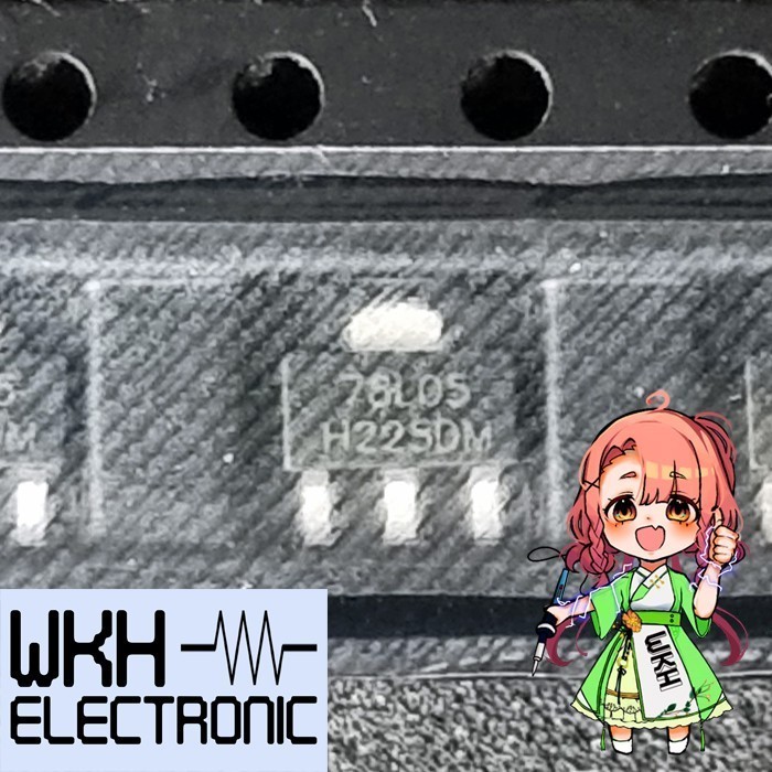 SMD 78L05 L78L05 7805 Voltage Regulator 5V 0.1A 100mA SOT-89