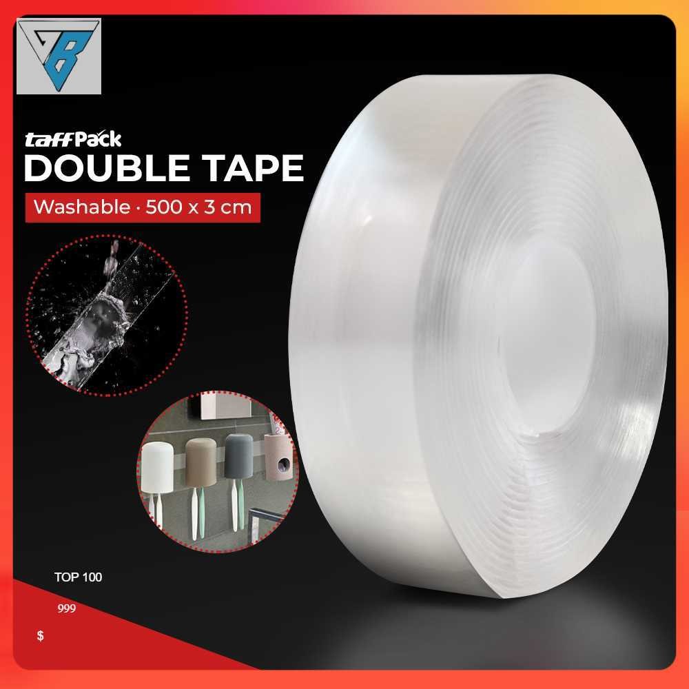 

Double Tape Perekat No Trace Adhesive Washable Sticker - J007 - TaffPACK