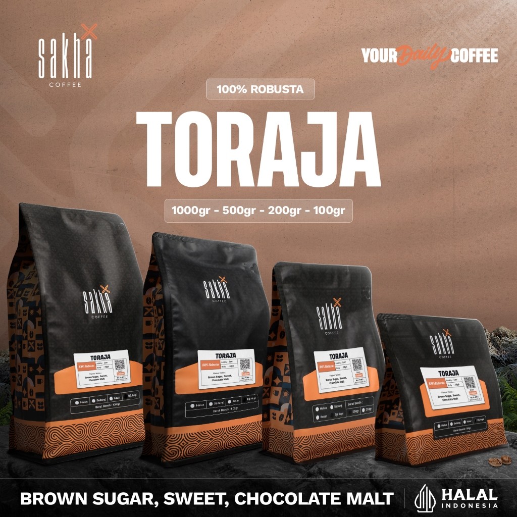 

COD Kopi Robusta Toraja Sulawesi Coffee Bean Espresso Roasted Beans