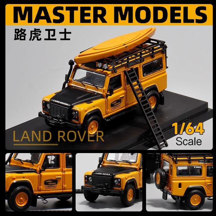 ORIGINAL Master64149 - Master 1/64 Land Rover Defender 110 Camel with accesories