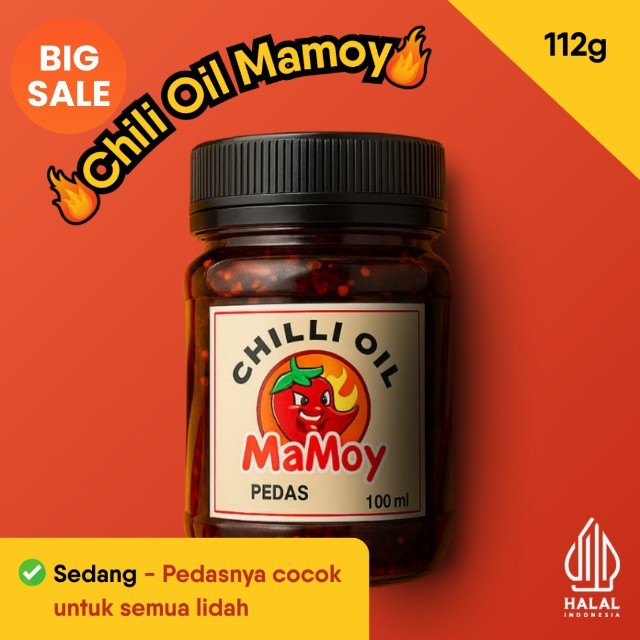 

Minyak Sambal Chilli Oil Mamoy Gurih Pedas Halal 112g