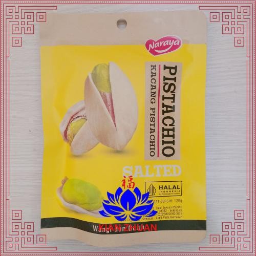 

Naraya | Salted Kacang | Almond | Cashew | Pistachio - Pistacio 120g