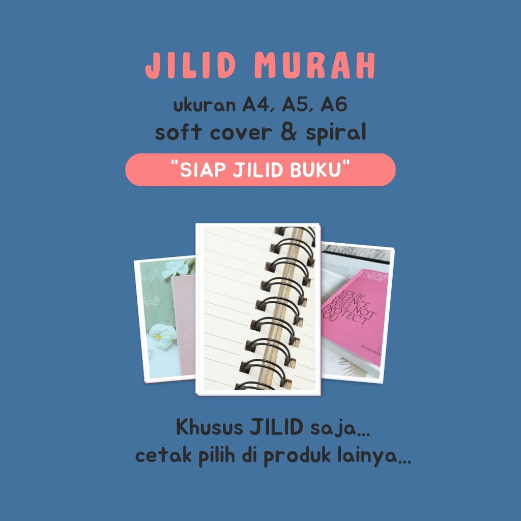 

JILID BUKU SOFT COVER LEM DAN SPIRAL Hitam
