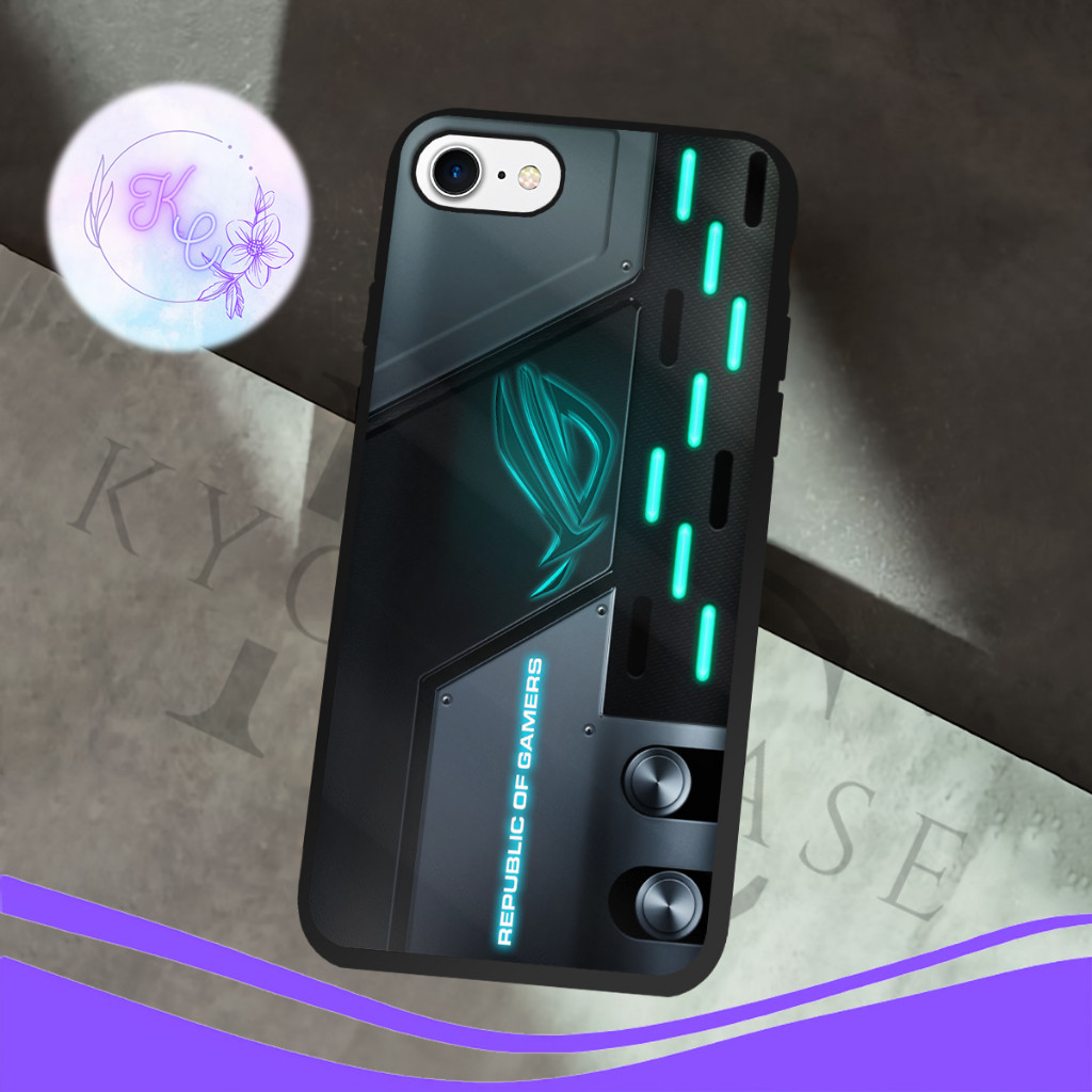 |GG03| KYON CASE IPHONE 7 8 SE2020 SE2022 GLOSSY KILAU EFEK KACA | BAHAN CASING SOFTCASE & HARDCASE 