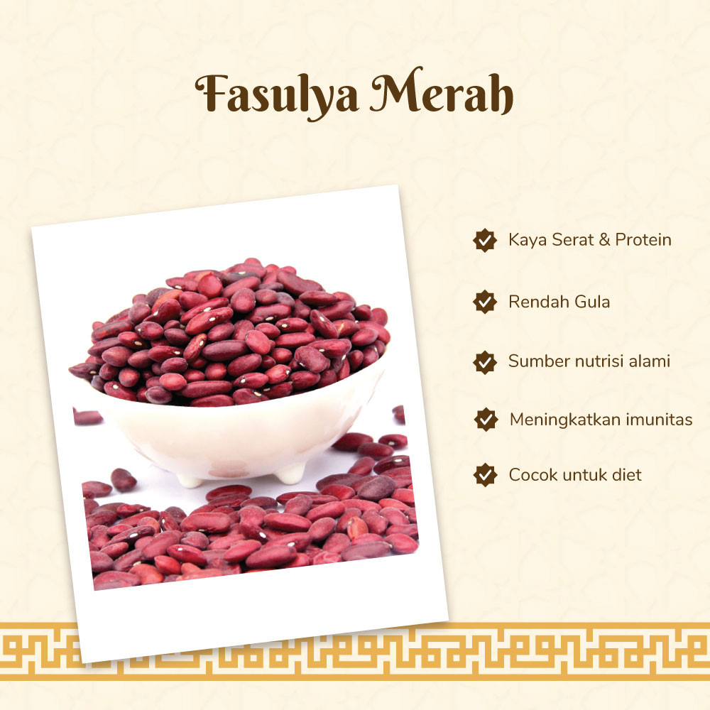 

FASULYA MERAH Kacang-Kacangan Khas Turki Original Premium Tinggi Protein From Kamal Indo