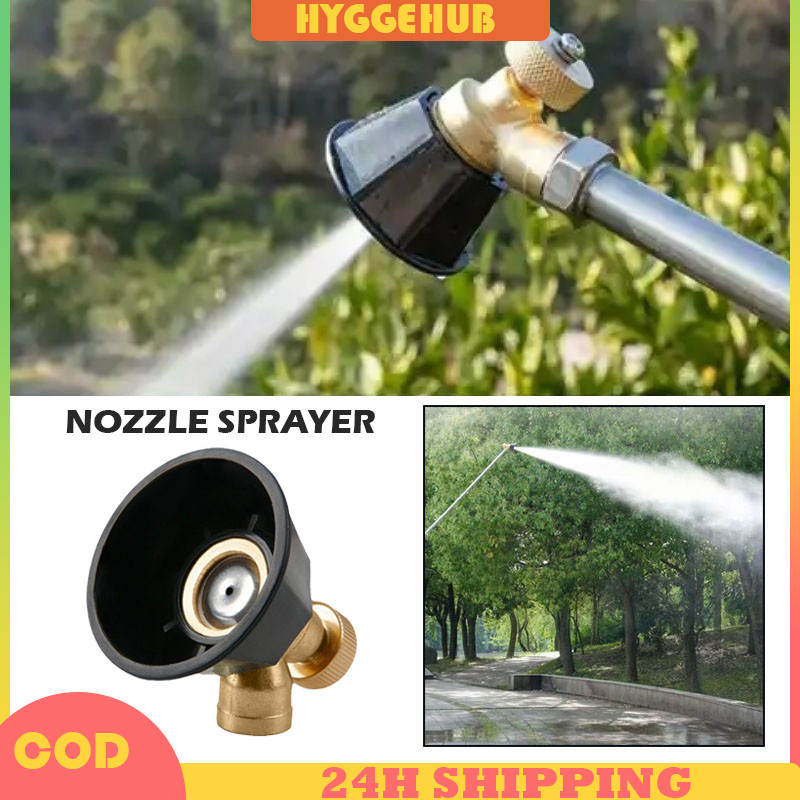 Noozle Sprayer Adjustable Kuningan Nozzle Semprot Pertanian Spuyer Semprot