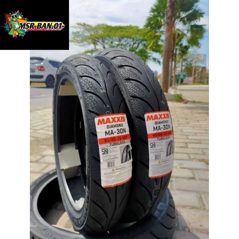 Ban Maxis diamond ukuran 80/90 & 90/90 ring14 second tubles