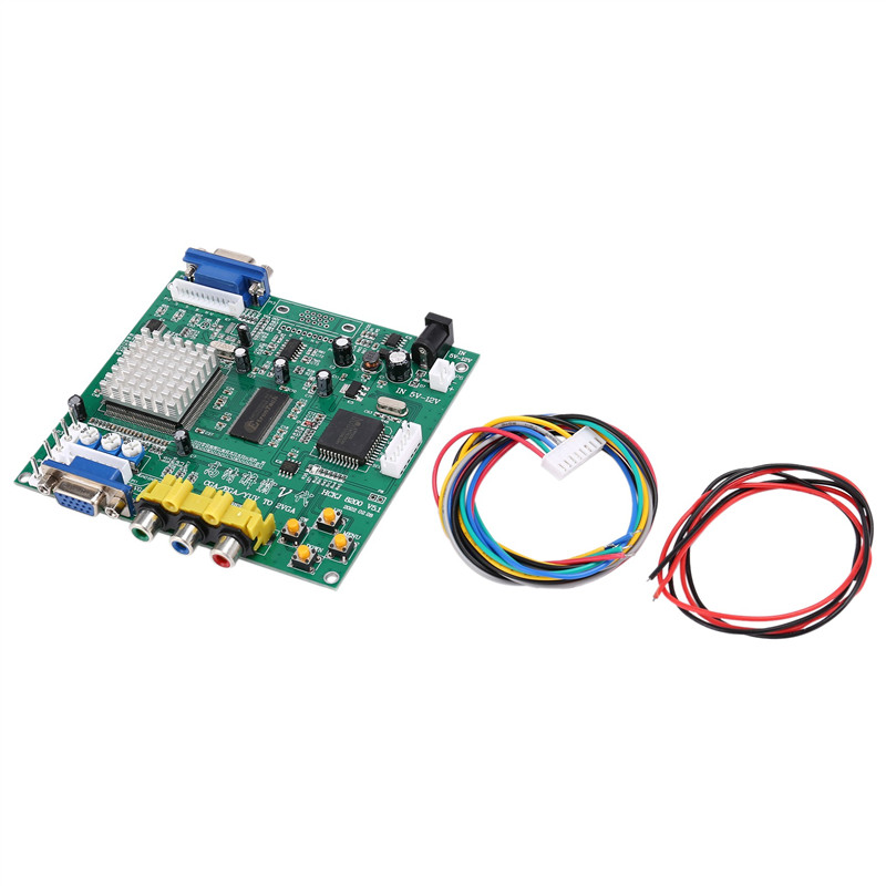 GBS8200 CGA/EGA/YUV/RGB to VGA Output Arcade Jamma Game HD Video Converter Board Monitor to LCD GBS-
