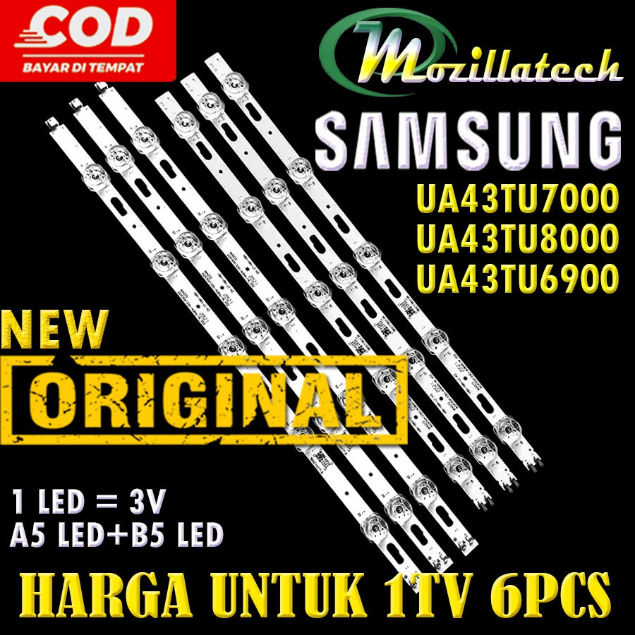 BACKLIGHT SAMSUNG UA43TU7000 UA43TU8000 UA43TU6900 43TU7000 43TU8000 43TU6900 43